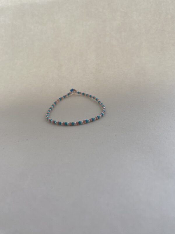 Cute multi colour beaded bracelet small